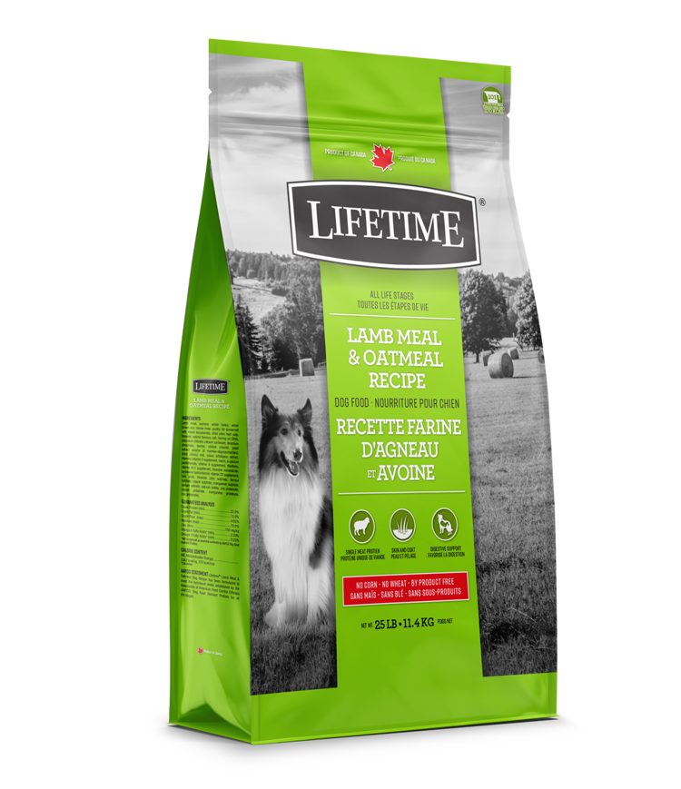 Lifetime fish and top oatmeal dog food