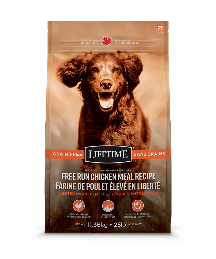 Lifetime brand dog hot sale food