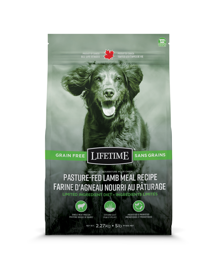 Lifetime brand dog hot sale food