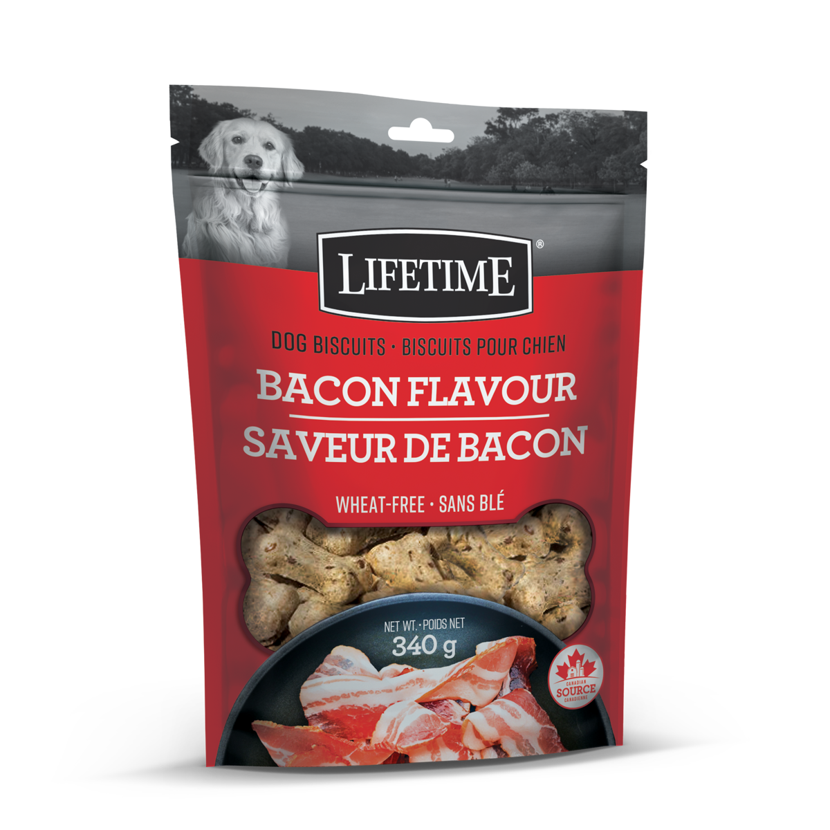 Lifetime Bacon Flavour Dog Biscuits Lifetime Pet