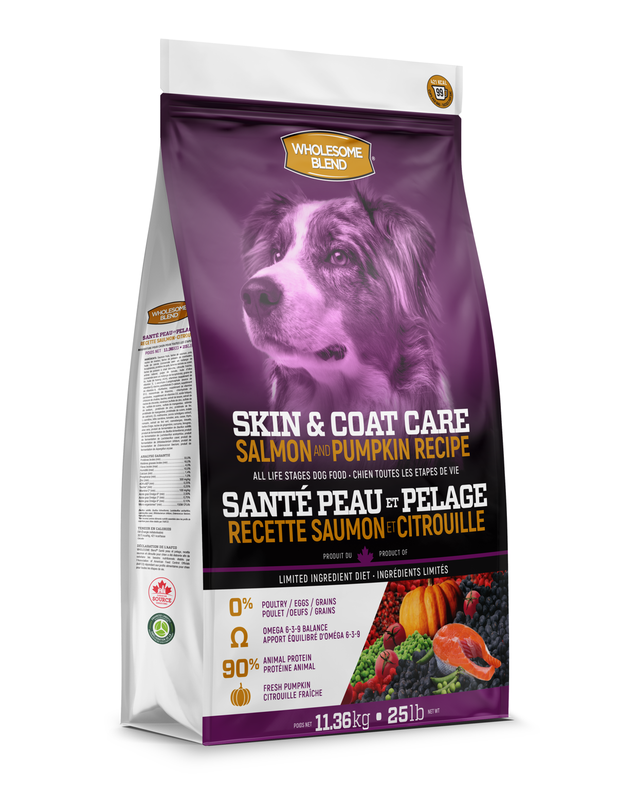 Wholesome Blend Skin & Coat Care Salmon & Pumpkin - new - Lifetime Pet