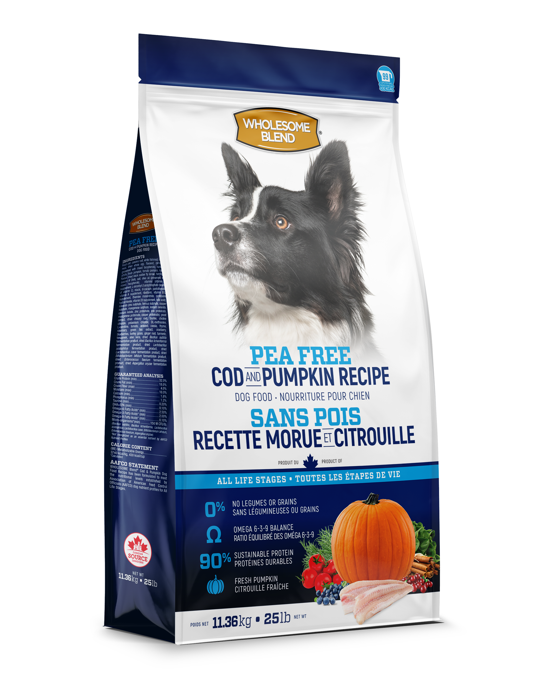 Wholesome Blend Pea Free Cod Pumpkin Lifetime Pet